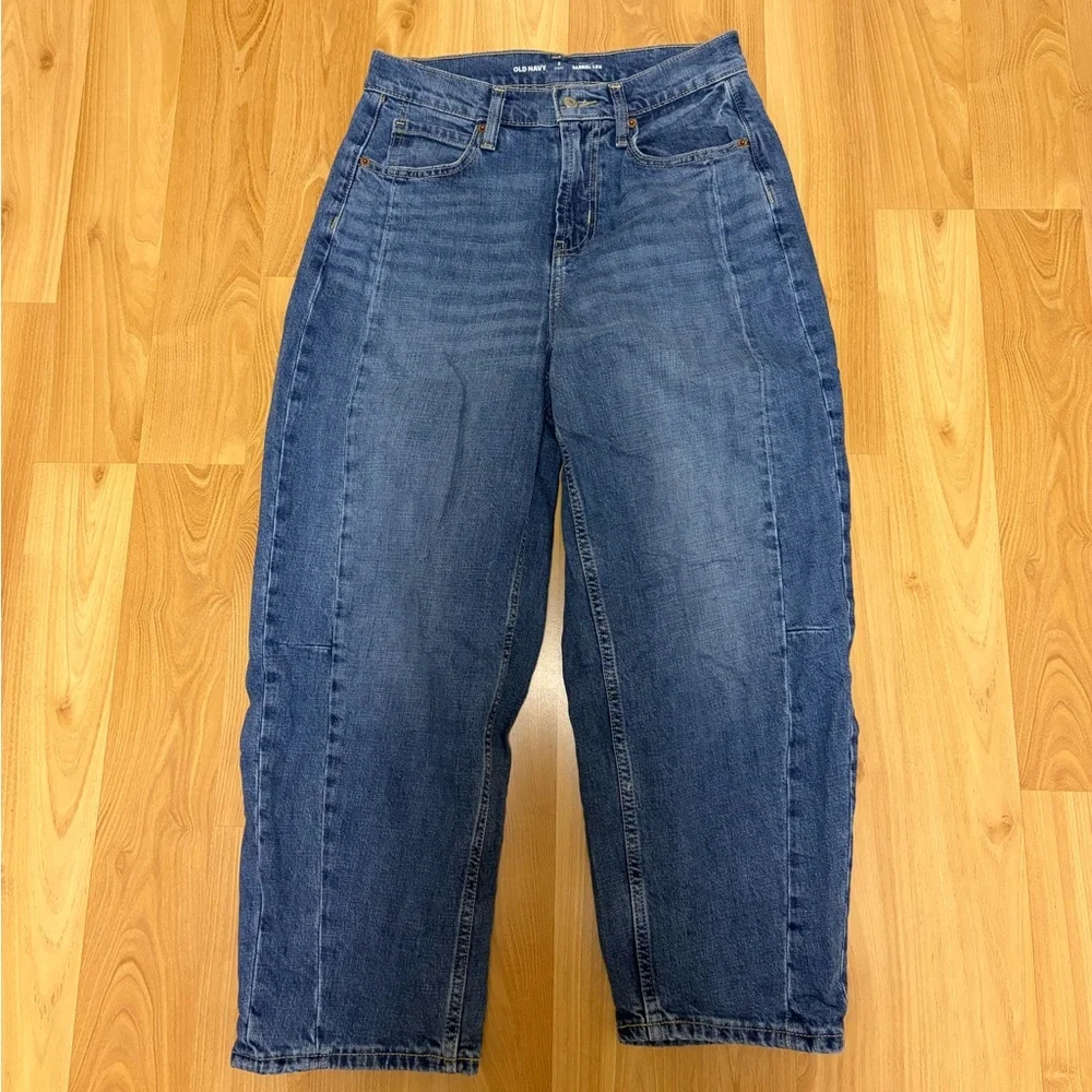 Barrel jeans in Medium Blue - Picture 3 of 4